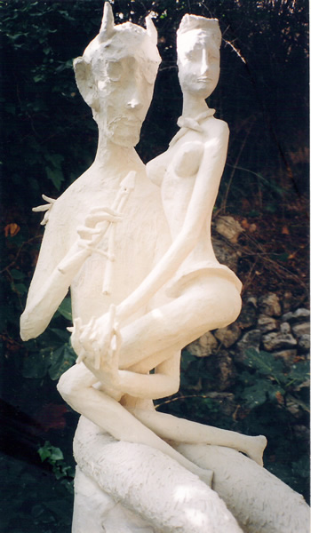 Escultura del pintor Antonio Posada